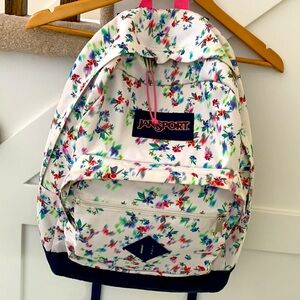 Jansport Multi White Floral Haze Backpack